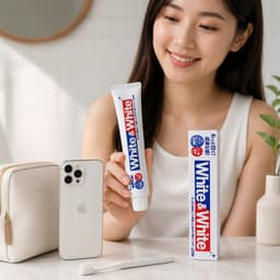Kem Đánh Răng Lion White & White 150g -Làm sạch vết bẩn, hỗ trợ răng trắng sáng và ngừa sâu răng 5