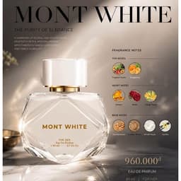 Nước hoa nữ Mont White - THANH LỊCH VÀ SANG TRỌNG (80ML) 2