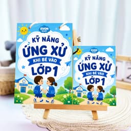 Thẻ Flash EVON BABY dạy bé tập nói - Kỹ năng ứng xử khi bé học hòa nhập vào lớp 1 - Tiền tiểu họ 9