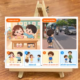 Thẻ Flash EVON BABY dạy bé tập nói - Kỹ năng ứng xử khi bé học hòa nhập vào lớp 1 - Tiền tiểu họ 6