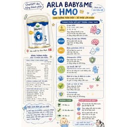 [DATE 2028] Sữa công thức Arla Baby&Me A2 HMO Đan Mạch 3