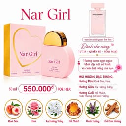 Nước hoa nữ Nar Girl - QUYẾN RŨ VÀ SANG TRỌNG (50ML) 2