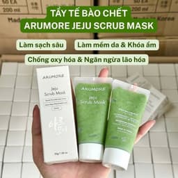 Tẩy Tế Bào Chết mặt ARUMORE Jeju Scrub Mask Xương Rồng Jeju 30G 1