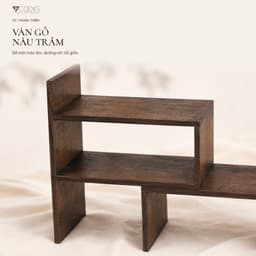 Kệ gỗ đa năng 2 tầng 7COOKS để gia vị, trà cà phê và đồ dùng nhà bếp, miễn phí khắc tên lên kệ 8