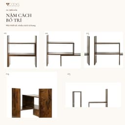 Kệ gỗ đa năng 2 tầng 7COOKS để gia vị, trà cà phê và đồ dùng nhà bếp, miễn phí khắc tên lên kệ 4