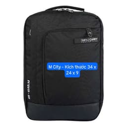 Balo Laptop Simple Carry M-City Chính Hãng, Balo Công Sở Chống Nước, Đựng Laptop 13 Inch, Màu Xanh Navy 9