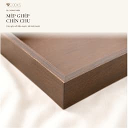 Khay gỗ vuông 7COOKS đựng trà bánh, gia vị và trang trí bàn ăn,decor phòng khách, miễn phí khắc tên 3