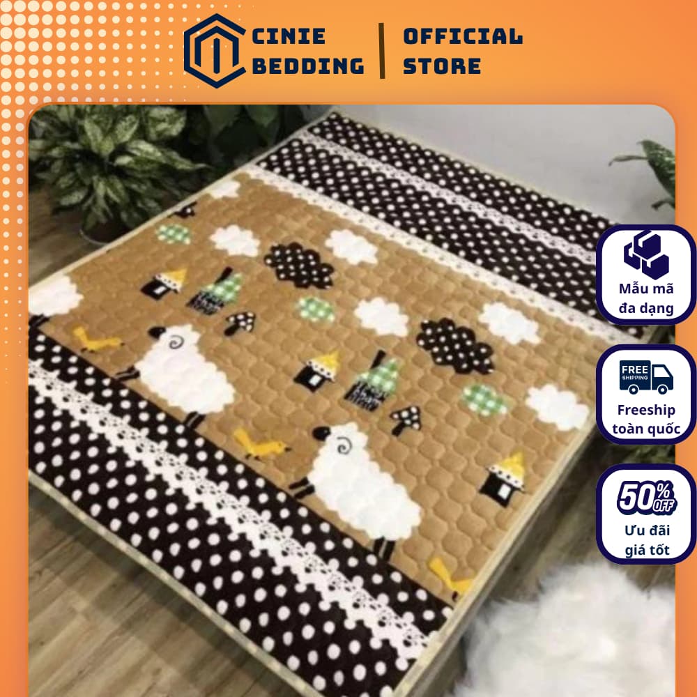 Thảm lông cừu trải giường cao cấp 3 lớp siêu ấm, hàng trần dày, đủ các kích thước từ 1m2 đến 2m2