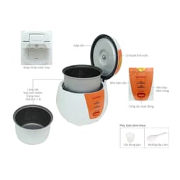 Nồi cơm điện cơ 1L Cuckoo CR-0661/ORVNCV - Công suất 500W - Lòng nồi chống dính, dễ dàng vệ sinh 8