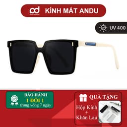 Kính râm mát thời trang nam nữ NARO EYEWEAR  gọng nhựa vuông chống tia UV phong cách Hàn Quốc 2221 1