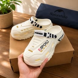 [ Tăng 1 Size ] Dép Sục EVA Nam SPORT Quai Hậu – Siêu Nhẹ, Êm Chân, Chống Trơn, Thoáng Khí 1