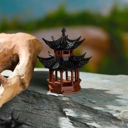 Mô Hình Tượng Thủy Đình Lục Giác Mini Phong Cách Cổ Trang – Phụ Kiện Trang Trí Tiểu Cảnh, Sa Bàn, Bàn Trà, Kệ Sách 5
