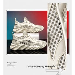 Giày Sneaker Thể Thao Nam – Lưới Thoáng Khí, Đế Êm, Siêu Nhẹ 4