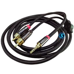 Dây AV 3.5mm ra AV (hoa sen rca audio) Monster. Chiều dài 2M. 2