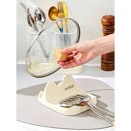 "KHAY Đỡ Đồ Nhà Bếp Đa Năng: Vung, Thìa, Dĩa, Muỗng, Đũa – Tiện Lợi Cho Mọi Căn Bếp!" 1
