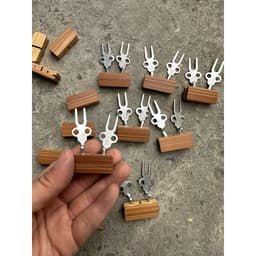 Xiên tre tia Đôi, xiên hoa quả dành cho lồng chim Chào Mào cao cấp (MS02) 3