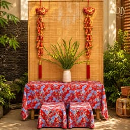 Vải nhung đỏ, vải làm phông nền rèm backdrop chụp ảnh, trang trí Noel Tết, khổ 1m6 8