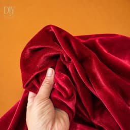 Vải nhung đỏ, vải làm phông nền rèm backdrop chụp ảnh, trang trí Noel Tết, khổ 1m6 5