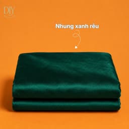 Vải nhung đỏ, vải làm phông nền rèm backdrop chụp ảnh, trang trí Noel Tết, khổ 1m6 3