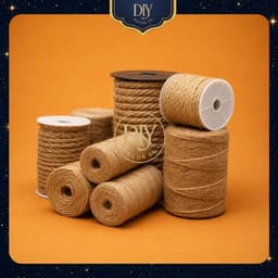 Dây thừng DIYDECORSG dây đay, sợi cói, handmade trang trí, cuộn 100m size 1mm 1