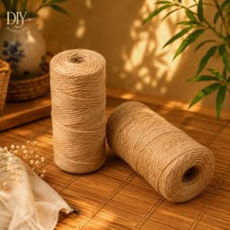 Dây thừng DIYDECORSG dây đay, sợi cói, handmade trang trí, cuộn 100m size 1mm 3