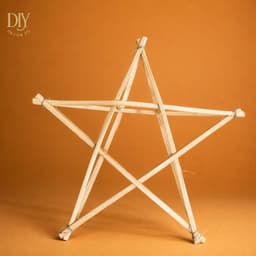 Combo 10 khung đèn ông sao DIYDECORSG, khung nan tre nhuộm màu làm lồng đèn Trung thu 8