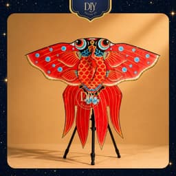 Diều cá chép DIYDECORSG cá chép vải chống thấm, tháo lắp gọn, trang trí Trung thu Tết, sải cánh 1,2m 1