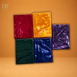 Giấy bóng kiếng DIYDECORSG, giấy màu thủ công làm lồng đèn Trung thu và bọc kẹo, đủ màu 70x100cm 2