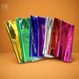 Giấy bóng kiếng DIYDECORSG, giấy màu thủ công làm lồng đèn Trung thu và bọc kẹo, đủ màu 70x100cm 3