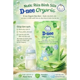 [Combo 3 Túi] Nước Rửa Bình Sữa & Rau Củ Dnee Thái Lan 550ml Dịu Nhẹ Cho Bé Chính Hãng 2