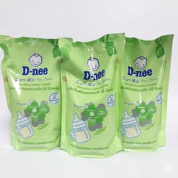 [Combo 3 Túi] Nước Rửa Bình Sữa & Rau Củ Dnee Thái Lan 550ml Dịu Nhẹ Cho Bé Chính Hãng 7