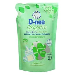 [Combo 3 Túi] Nước Rửa Bình Sữa & Rau Củ Dnee Thái Lan 550ml Dịu Nhẹ Cho Bé Chính Hãng 8