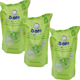 [Combo 3 Túi] Nước Rửa Bình Sữa & Rau Củ Dnee Thái Lan 550ml Dịu Nhẹ Cho Bé Chính Hãng 9