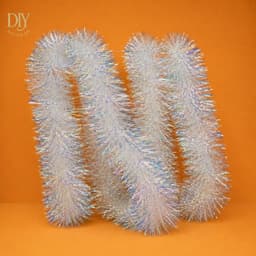 Dây kim tuyến xà cừ DIYDECORSG dây chồn, trang trí Noel Giáng sinh, rộng 7cm/9cm dài 2m 3