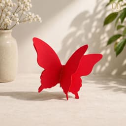 Dây treo DIYDECORSG hình bướm 3D nhiều màu trang trí đám cưới lễ hội, dây 2m2/3m 18 con 5