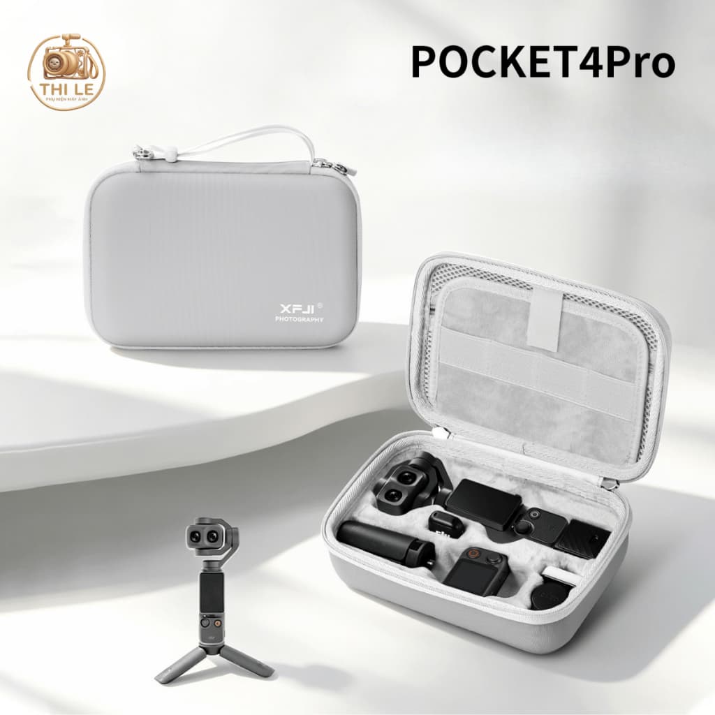Túi/Hộp đựng chống sốc dành cho DJI Osmo Pocket 4 Pro ,Pocket 4 P Đeo Tay, Đeo Vai