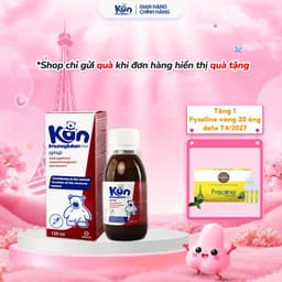 Siro Kan ImunoGlukan hỗ trợ miễn dịch nâng cao sức đề kháng cho bé - Nhập khẩu Châu Âu chai 120ml 1
