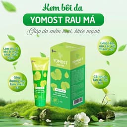 Kem bôi da YOMOST rau má giúp làm dịu da khi bị mẫn ngứa, mụn nhọt 2