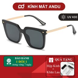 Kính Râm Nam Nữ Thời Trang Chống Tia UV NARO EYEWEAR Dáng Vuông Sang Chảnh Thời Trang Bảo Vệ Mắt 358 1