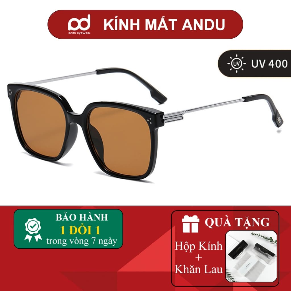 Kính râm thời trang nam nữ kính mát đi biển NARO EYEWEAR  form vuông đi biển du lịch ngày hè chống nắng G29