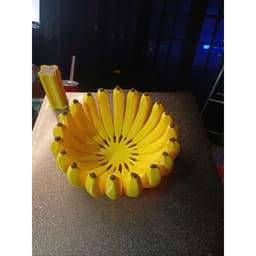 Rổ Đựng Trái Cây Hình Nải Chuối In 3D Nhựa PETG - Khay Đựng Hoa Quả Trang Trí Độc Đáo (15/20/25cm) 4