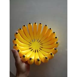 Rổ Đựng Trái Cây Hình Nải Chuối In 3D Nhựa PETG - Khay Đựng Hoa Quả Trang Trí Độc Đáo (15/20/25cm) 3