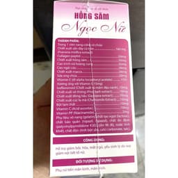 Hồng sâm ngọc nữ hương Nắng Xuân bổ thận nữ dưỡng thận, nám da, sạm da ích huyết, tăng cường nội tiết tố nữ kinh nguyệt 3