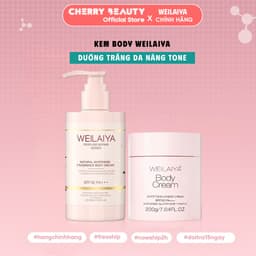 (Công ty )Kem Body Weilaiya Dưỡng Trắng Da Nâng Tone 200ml| Cherry Beauty 1