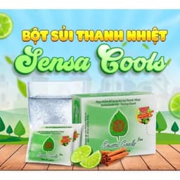 [Combo 6 Hộp] Bột Sủi Sensa Cools Thanh Nhiệt Cơ Thể- Hộp 6 gói x 7g/gói - Chính hãng 1