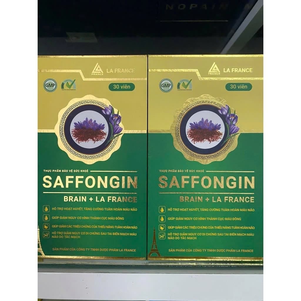 Hoạt huyết dưỡng não Saffongin - 30 viên - Hàng chính hãng