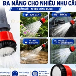 Đầu Sen Tắm Tăng Áp 1000 Lỗ Phun Tia Siêu Mịn Tiết Kiệm Nước . hastag.tv 6