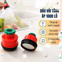 Đầu Sen Tắm Tăng Áp 1000 Lỗ Phun Tia Siêu Mịn Tiết Kiệm Nước . hastag.tv 1