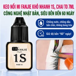 Keo nối mi FANJIE với công nghệ Nhật Bản không cay, siêu bền đến 60 ngày 7ml (NM95) 1