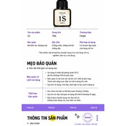 Keo nối mi FANJIE với công nghệ Nhật Bản không cay, siêu bền đến 60 ngày 7ml (NM95) 6